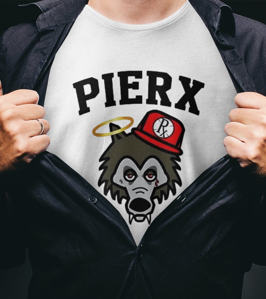 RX Wolf Pierx Halo Red Hat T-Shirt