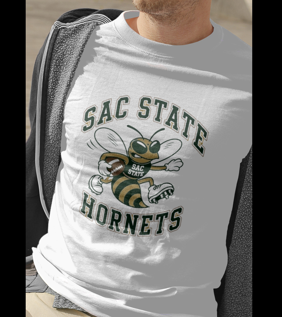 Sac State Hornets Football Cartoon T-Shirt