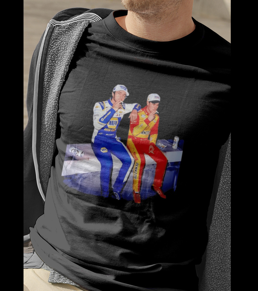 Chase Elliott Joey Logano Smoking NAPA Shell Pennzoil Hendrick Carscom T-Shirt