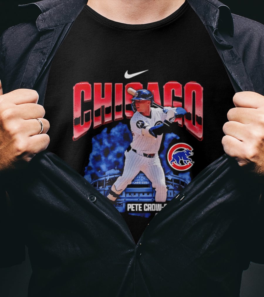 Chicago Cubs Pete Crow Armstrong Nike Wrigley Field Player Action T-Shirt
