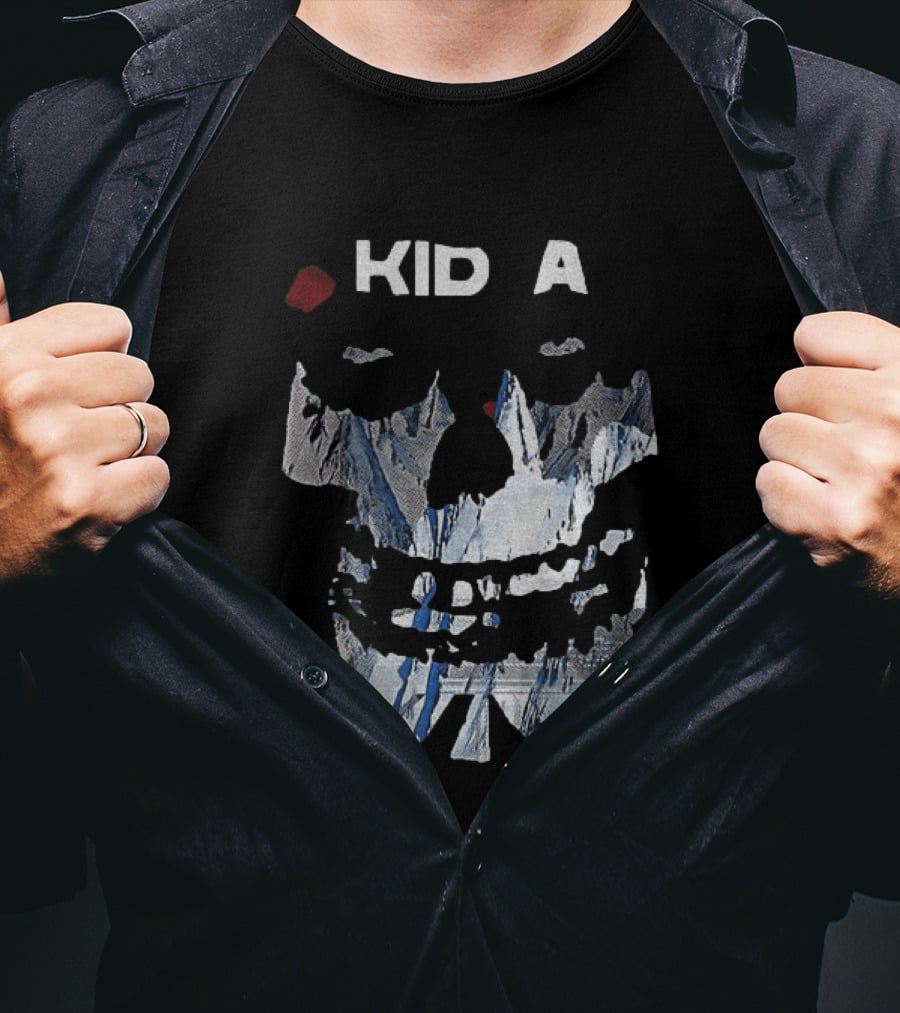 Kid A Fiend Skull Meme T-Shirt
