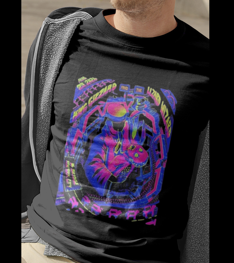 King Gizzard And The Lizard Wizard August 23 2026 New York City Concert Under The K Bridge Park T-Shirt