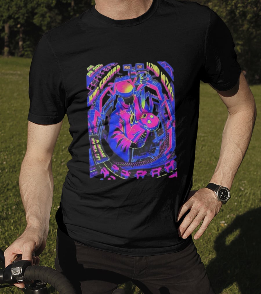 King Gizzard And The Lizard Wizard August 23 2026 New York City Concert Under The K Bridge Park T-Shirt
