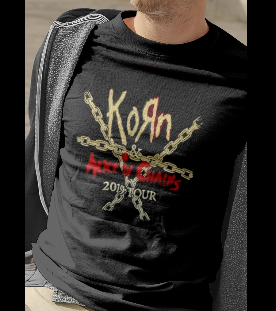 Korn Alice In Chains 2019 Tour Chains T-Shirt