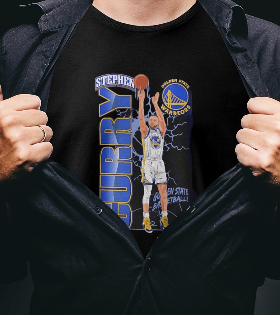 Stephen Curry Golden State Warriors Basketball Icon 2026 T-Shirt