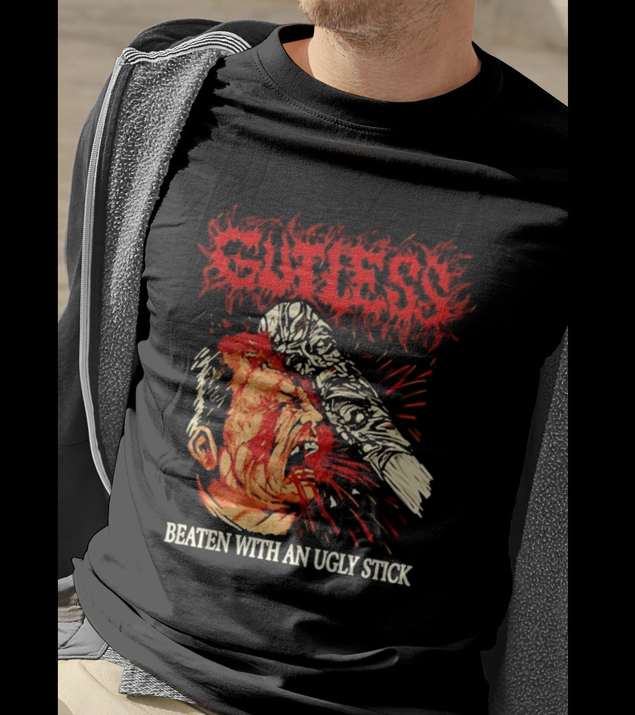 Gutless Beaten With An Ugly Stick Bloody T-Shirt