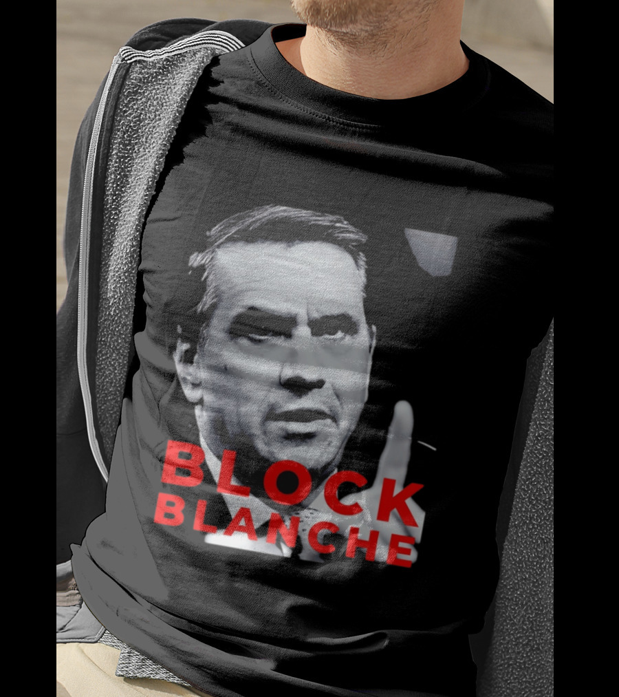 BLOCK BLANCHE Bloc Québécois Yves François Blanchet T-Shirt