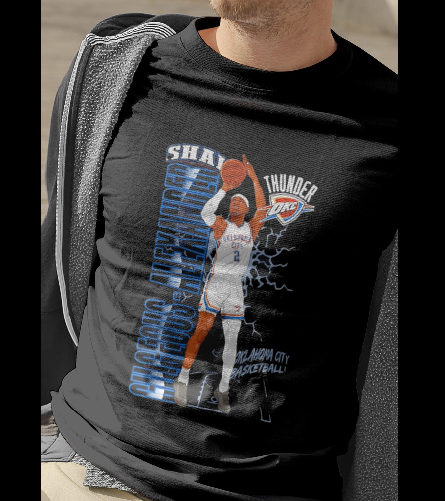 Shai Gilgeous Alexander Oklahoma City Thunder Basketball OKC T-Shirt