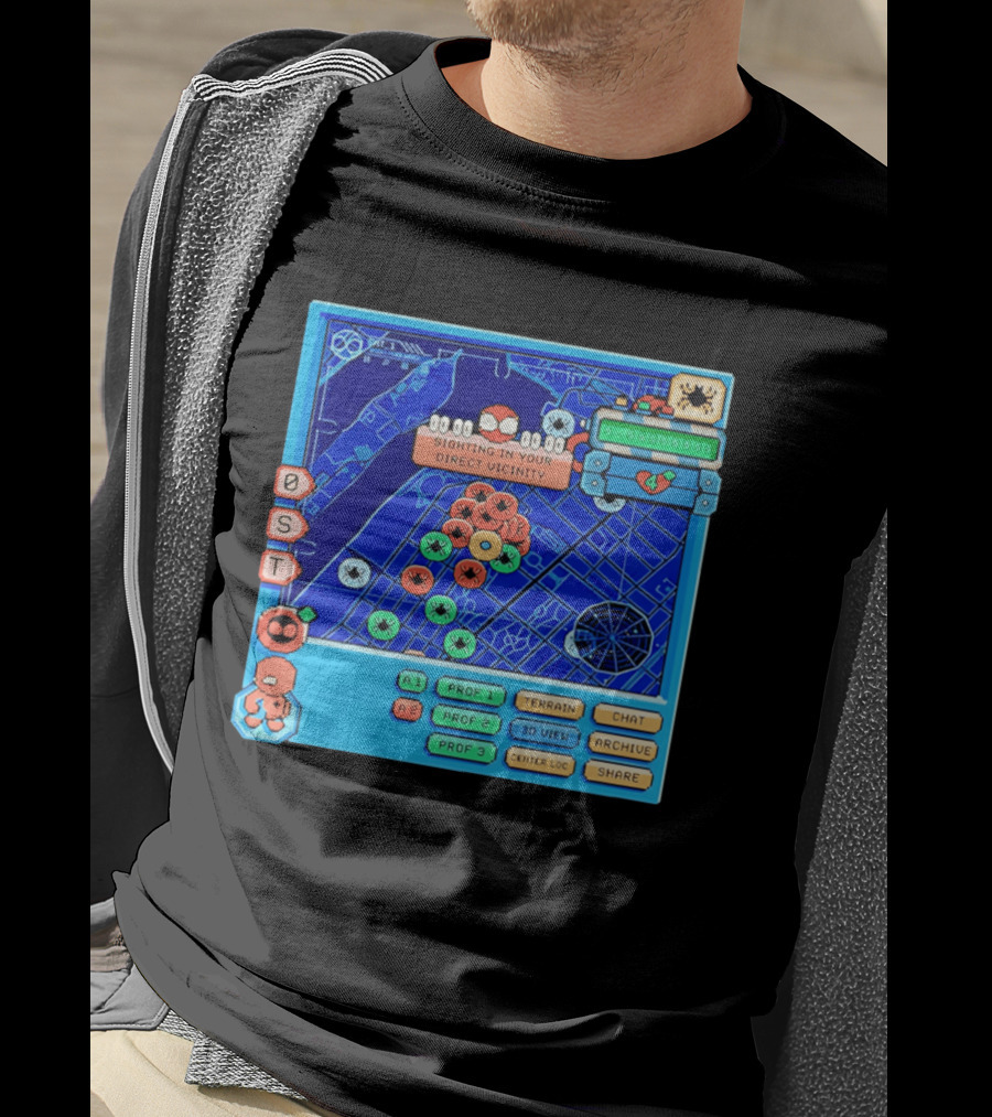 Sighting In Your Direct Vicinity Spider Man Pixel 00.00.00 T-Shirt
