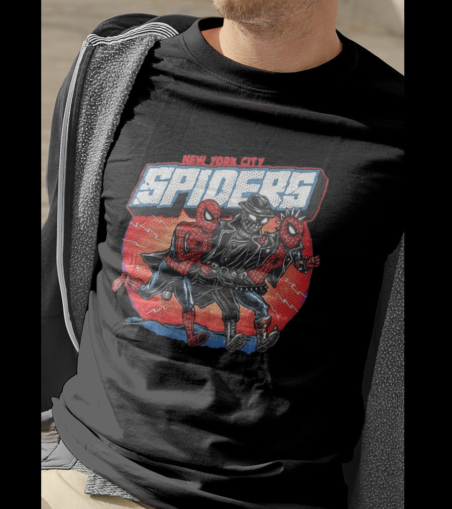 New York City Spiders Spider Man Noir Spider Punk T-Shirt