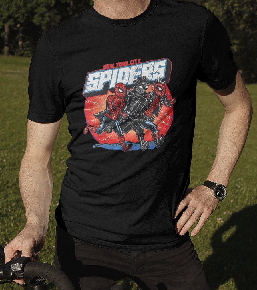 New York City Spiders Spider Man Noir Spider Punk T-Shirt