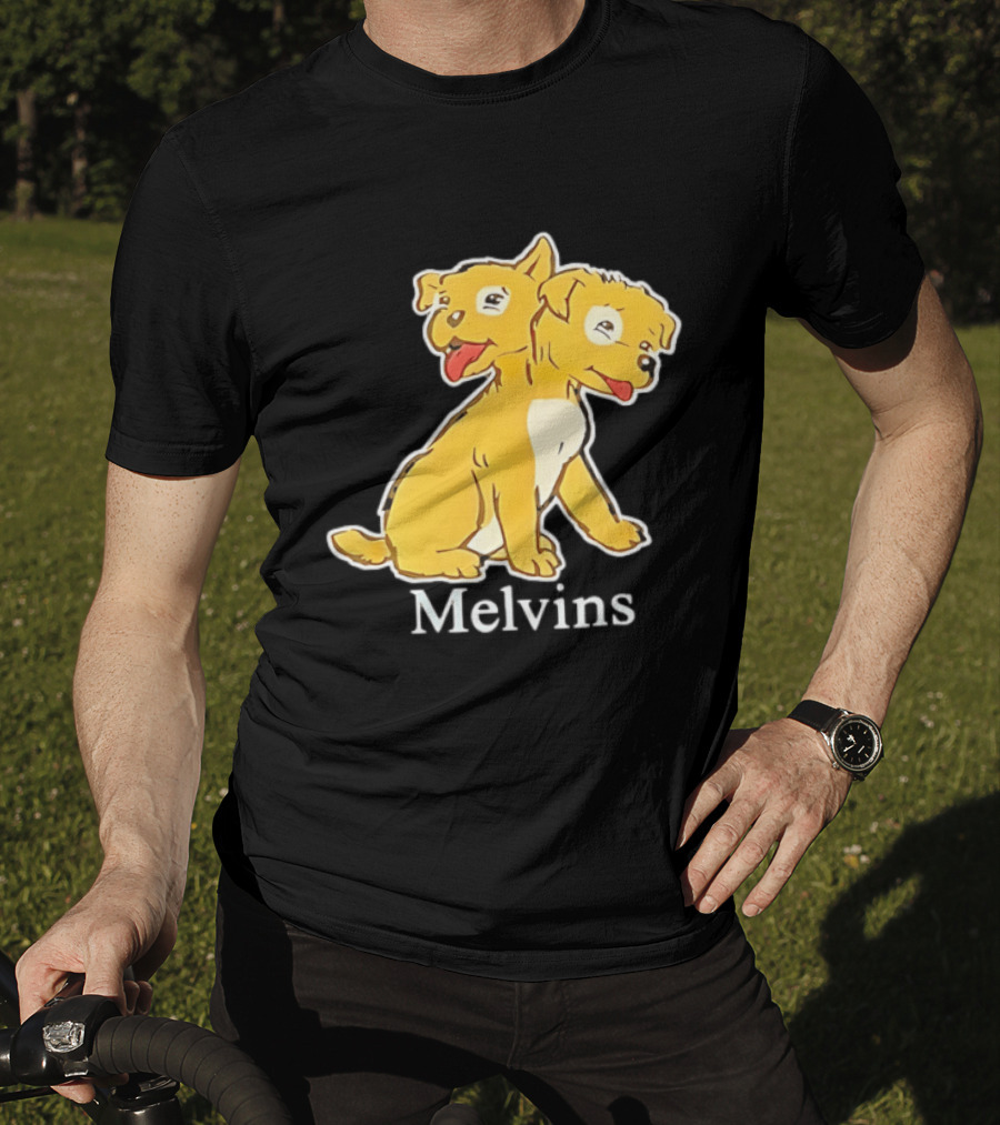 Melvins Two Headed Dog Cartoon T-Shirt