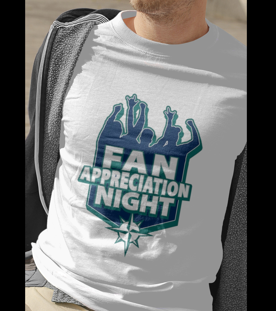 Seattle Mariners Fan Appreciation Night 2026 Baseball Event T-Shirt