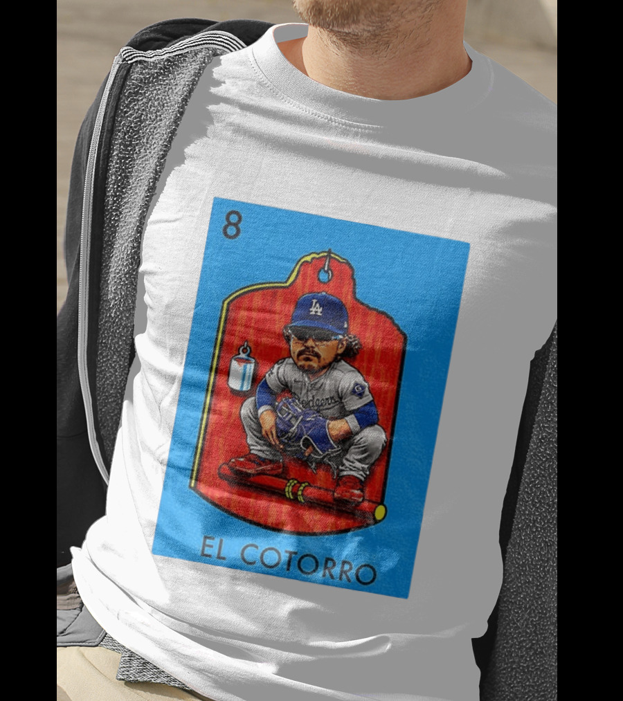 Joe Kelly Dodgers El Cotorro Loteria Card 8 T-Shirt