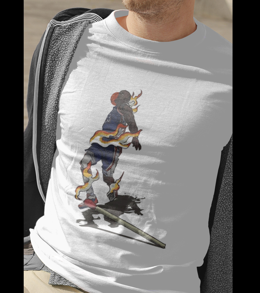 LeBron James 76ers Basketball Flame Dunk 23 T-Shirt