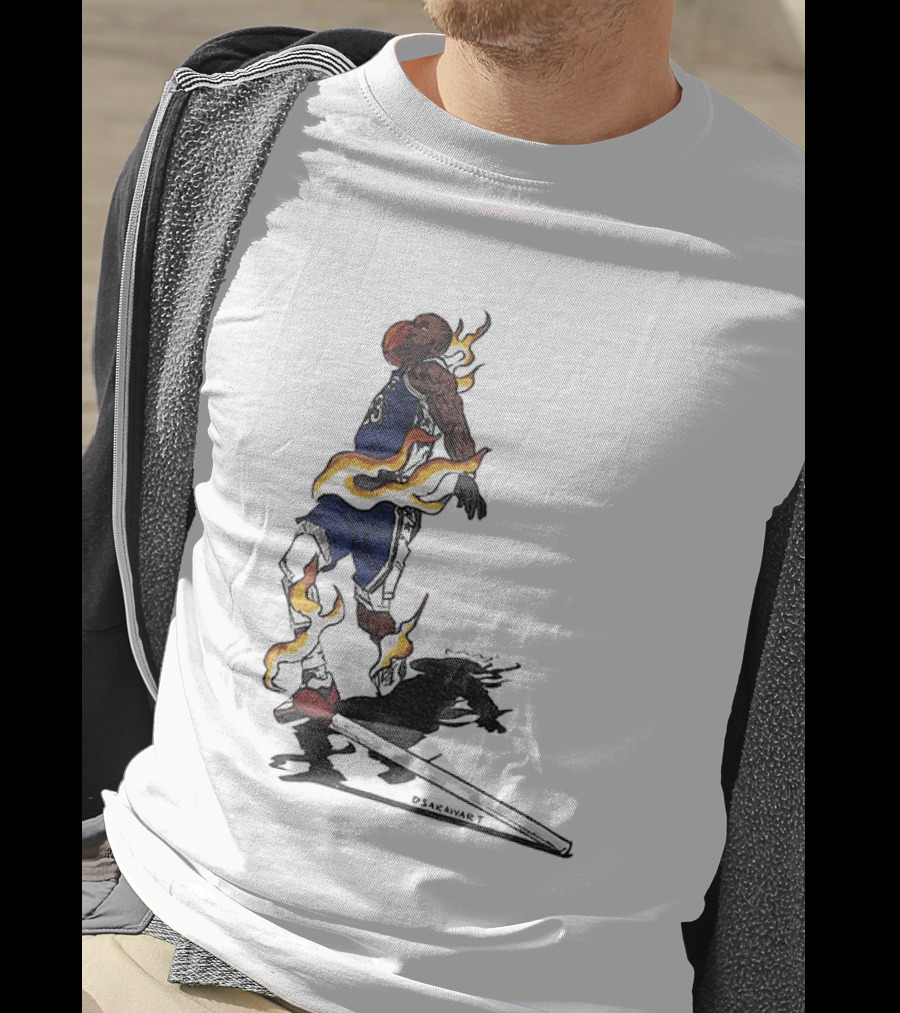 LeBron James Philadelphia 76ers The Match And The Fire NBA 2026 T-Shirt