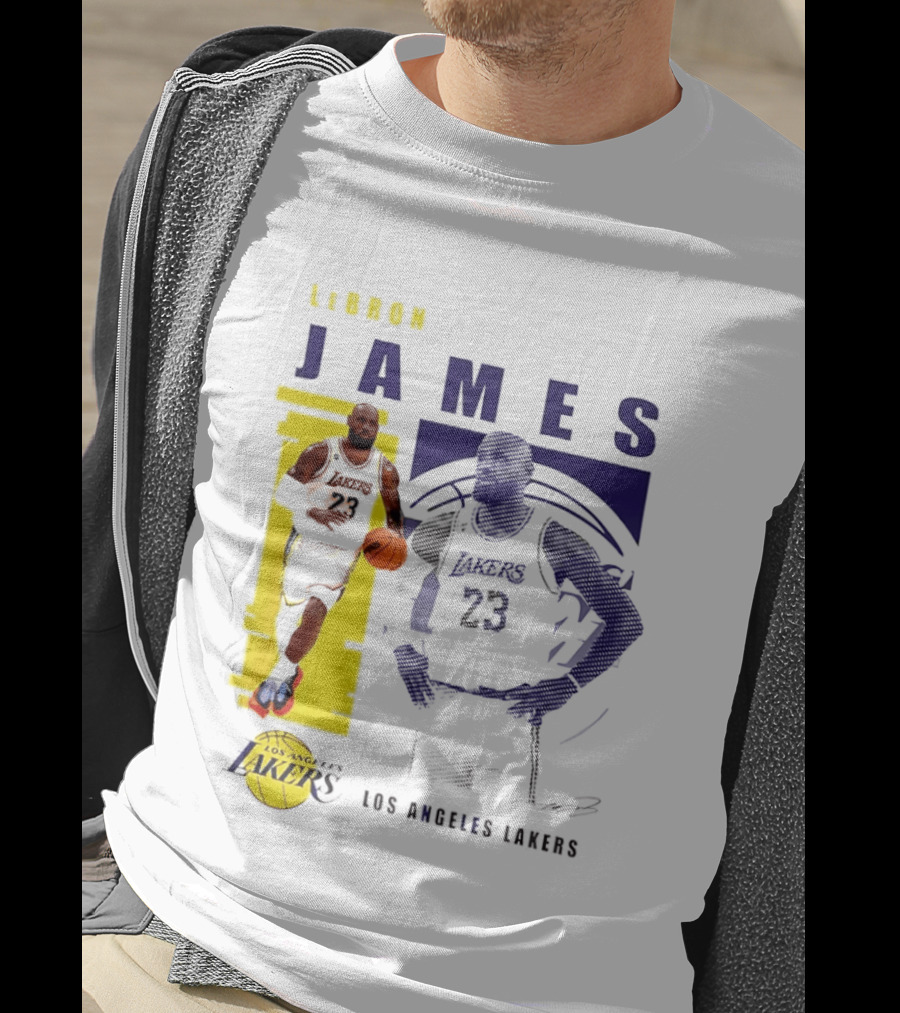 LeBron James Los Angeles Lakers Basketball Highlights 23 T-Shirt