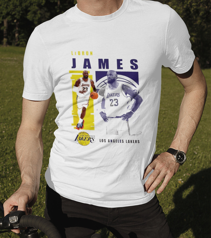 LeBron James Los Angeles Lakers Basketball Highlights 23 T-Shirt