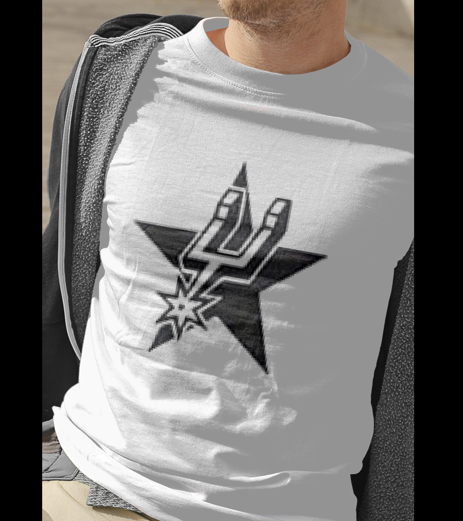 San Antonio Spurs Star NBA Team T-Shirt