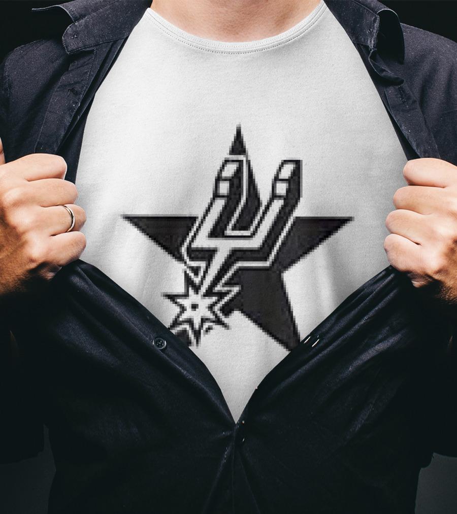 San Antonio Spurs Star NBA Team T-Shirt