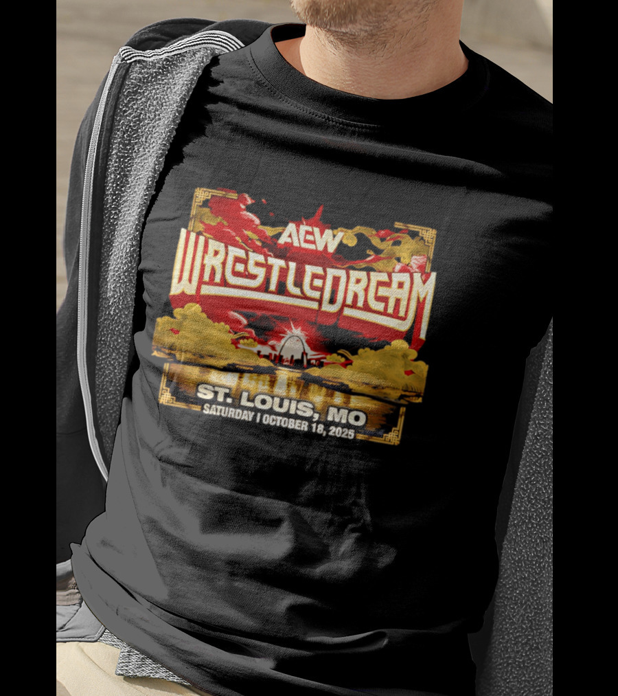 AEW WrestleDream October 18 2025 St Louis MO Event T-Shirt