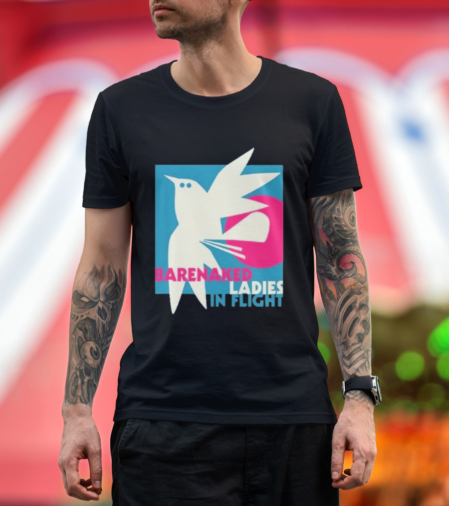 Barenaked Ladies In Flight Bird Tour 2024 Art Vintage Concert T-Shirt