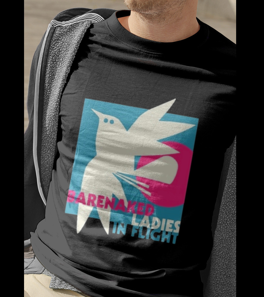 Barenaked Ladies In Flight Bird Tour 2024 Art Vintage Concert T-Shirt