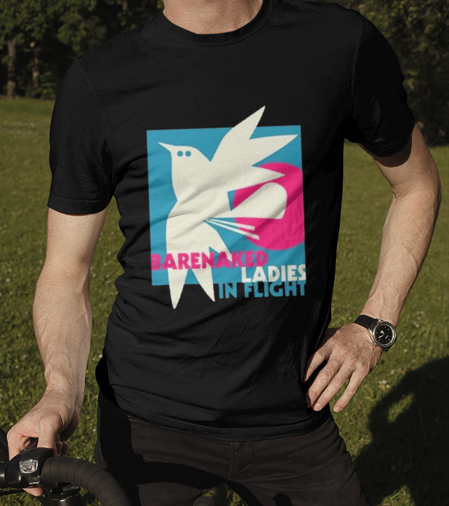Barenaked Ladies In Flight Bird Tour 2024 Art Vintage Concert T-Shirt