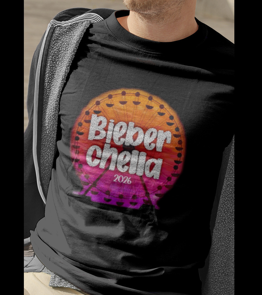 Bieberchella Coachella Ferris Wheel Summer Concert 2026 T-Shirt