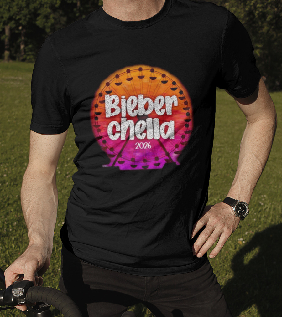 Bieberchella Coachella Ferris Wheel Summer Concert 2026 T-Shirt