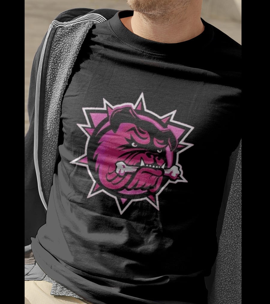 Brantford Bulldogs Pink In The Rink Night 2024 T-Shirt