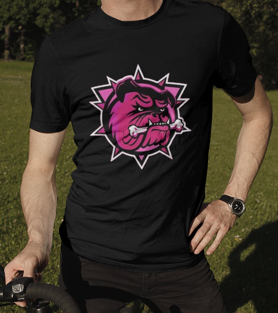 Brantford Bulldogs Pink In The Rink Night 2024 T-Shirt