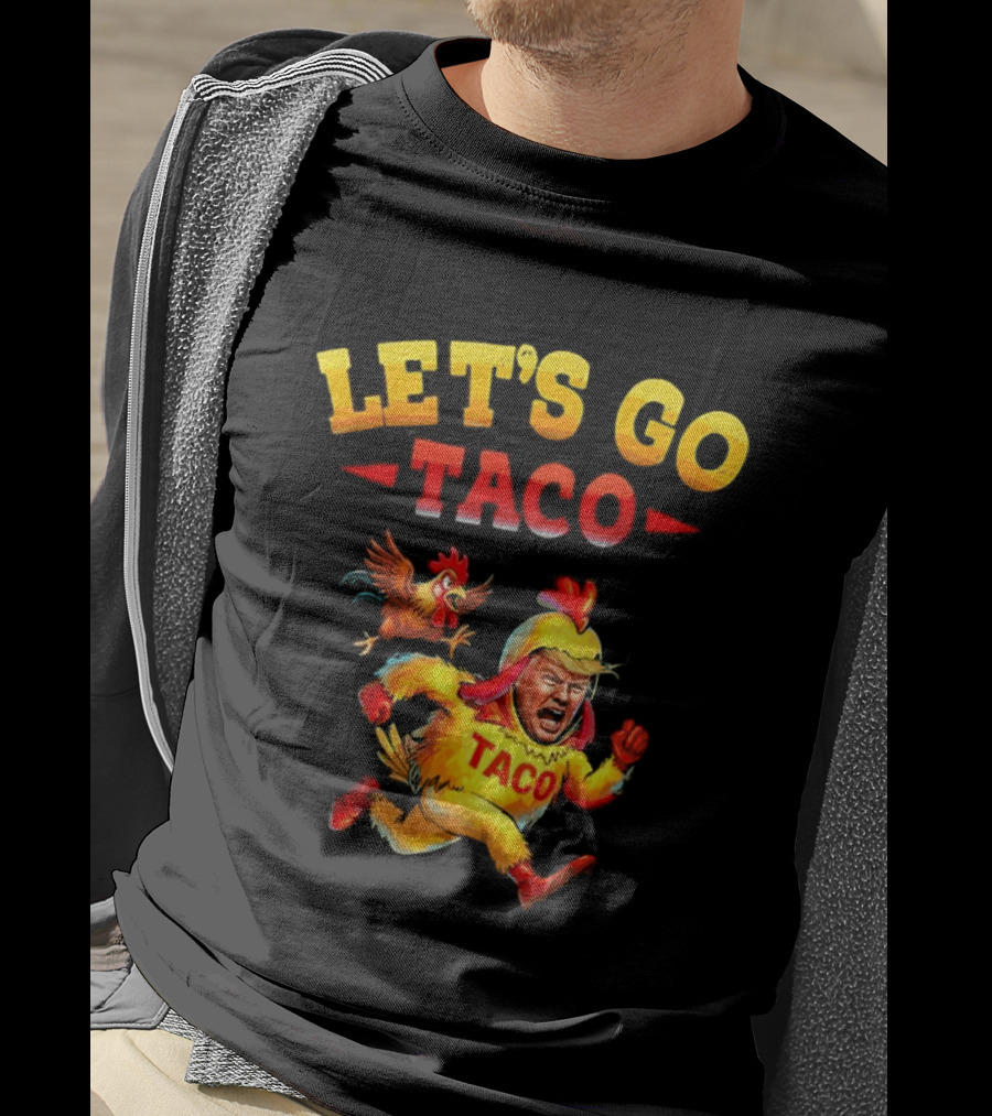 LET'S GO TACO Chicken Costume Running Man T-Shirt