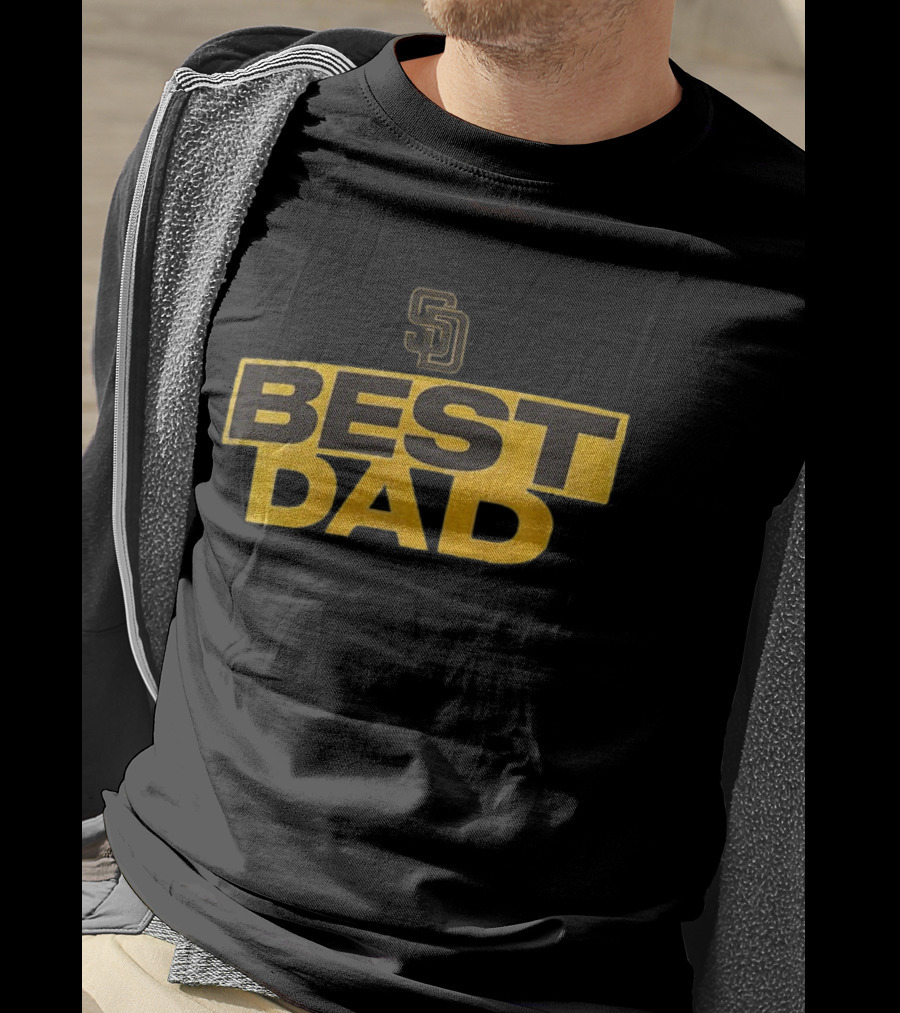 San Diego Padres Best Dad Father's Day MLB SD T-Shirt
