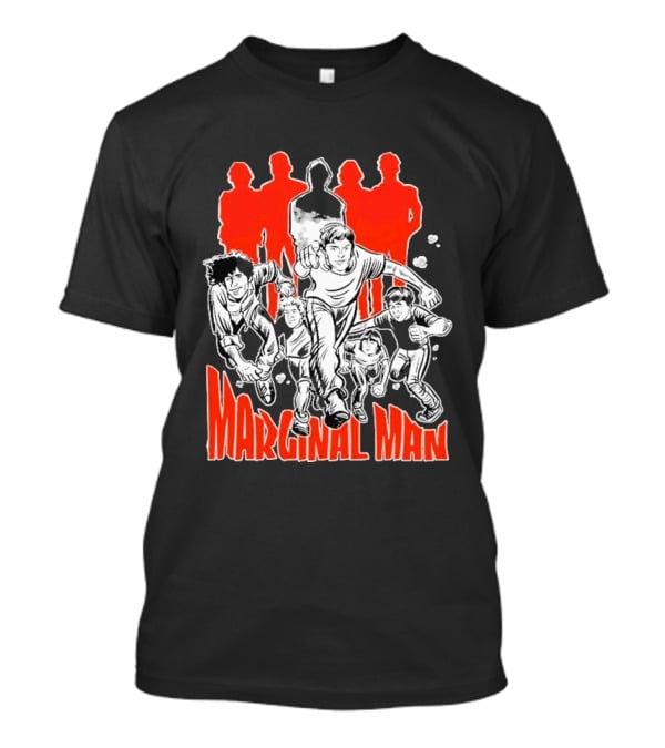 Marginal Man Identity Comic Style Group Of Characters T-Shirt