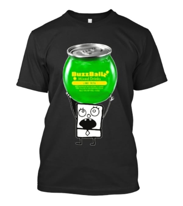 Doodlebob Lime Rita Buzzball Mixed Drinks T-Shirt