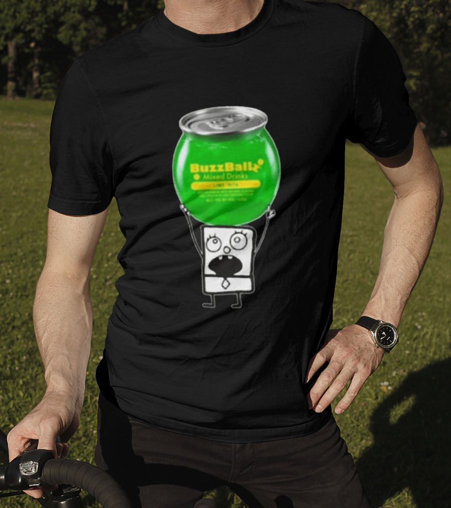 Doodlebob Lime Rita Buzzball Mixed Drinks T-Shirt