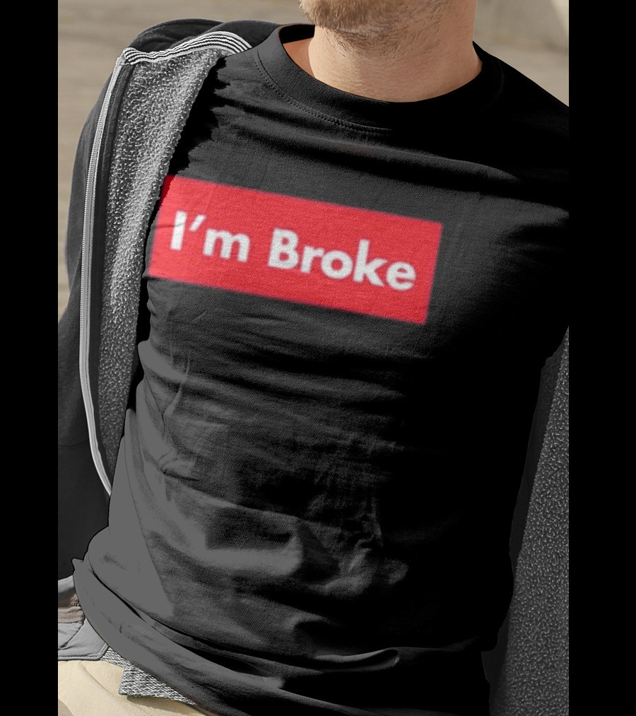 Terroriser I'm Broke Red Box T-Shirt
