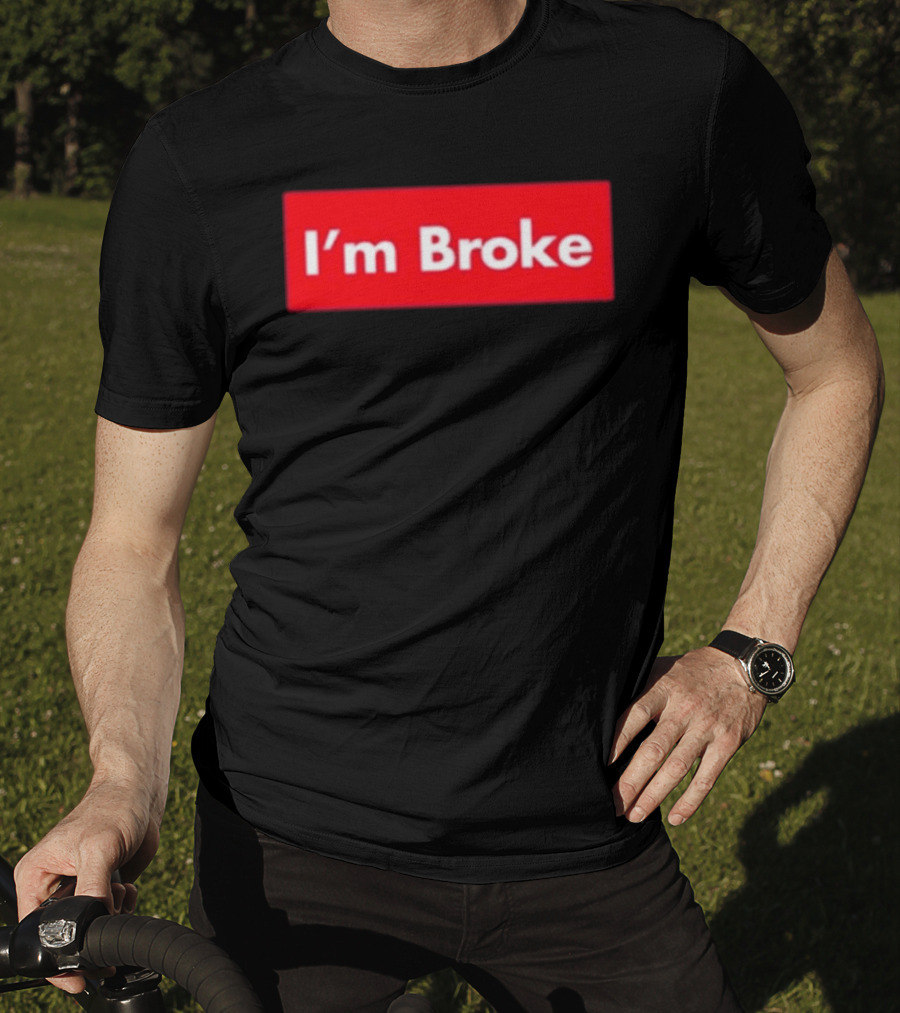 Terroriser I'm Broke Red Box T-Shirt