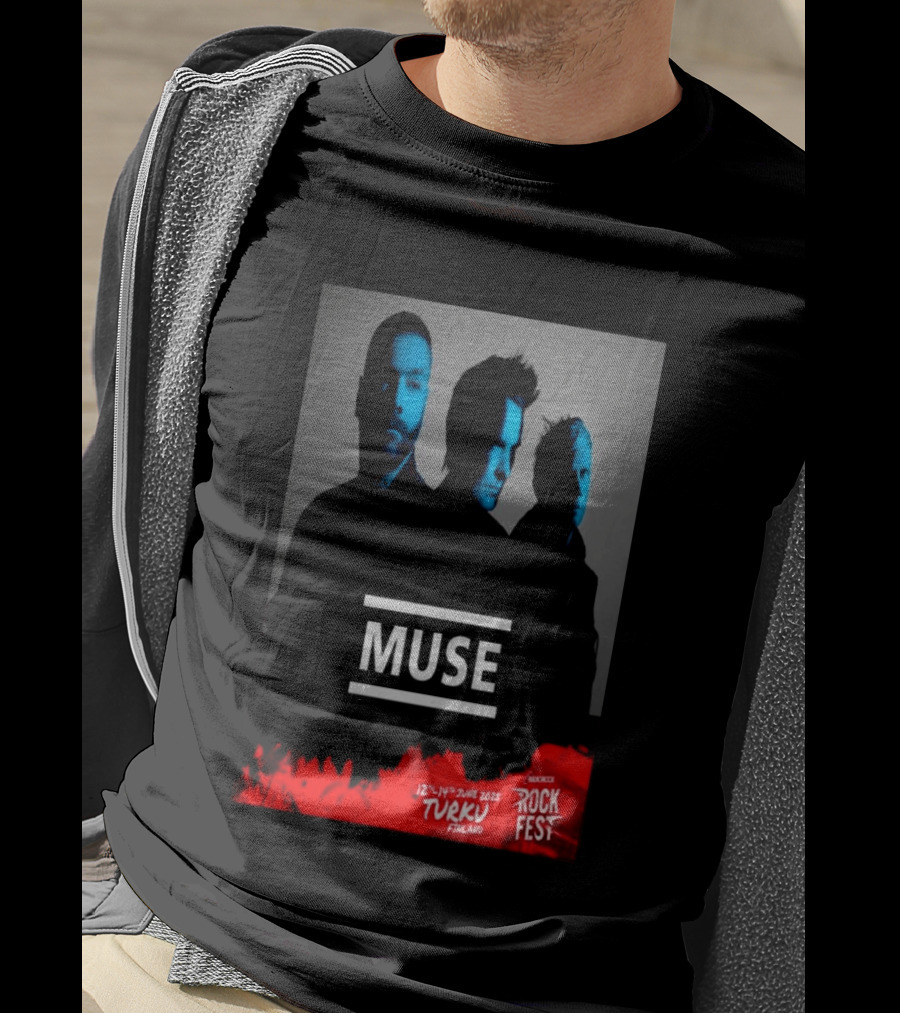 Muse Rockfest Turku 12th 14th June 2025 Finland T-Shirt