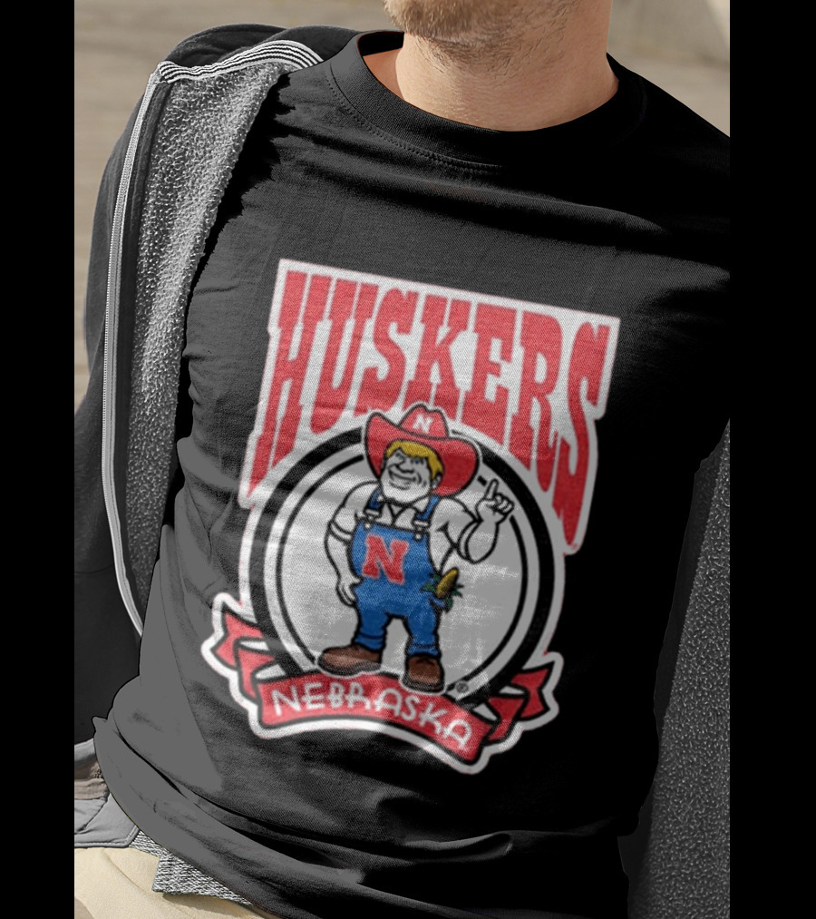 Huskers Nebraska Cornhuskers Vintage Logo 2024 T-Shirt
