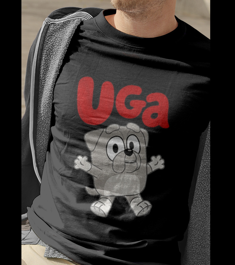 UGA Bulldogs Mascot Cartoon Graphic Game Day T-Shirt