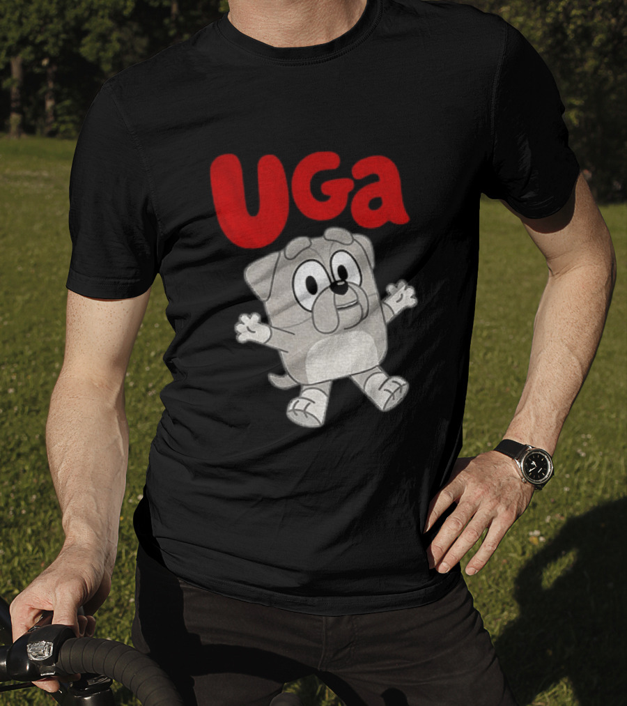 UGA Bulldogs Mascot Cartoon Graphic Game Day T-Shirt