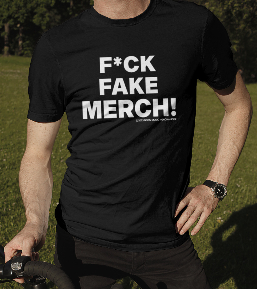 F*ck Fake Merch Noov Market T-Shirt