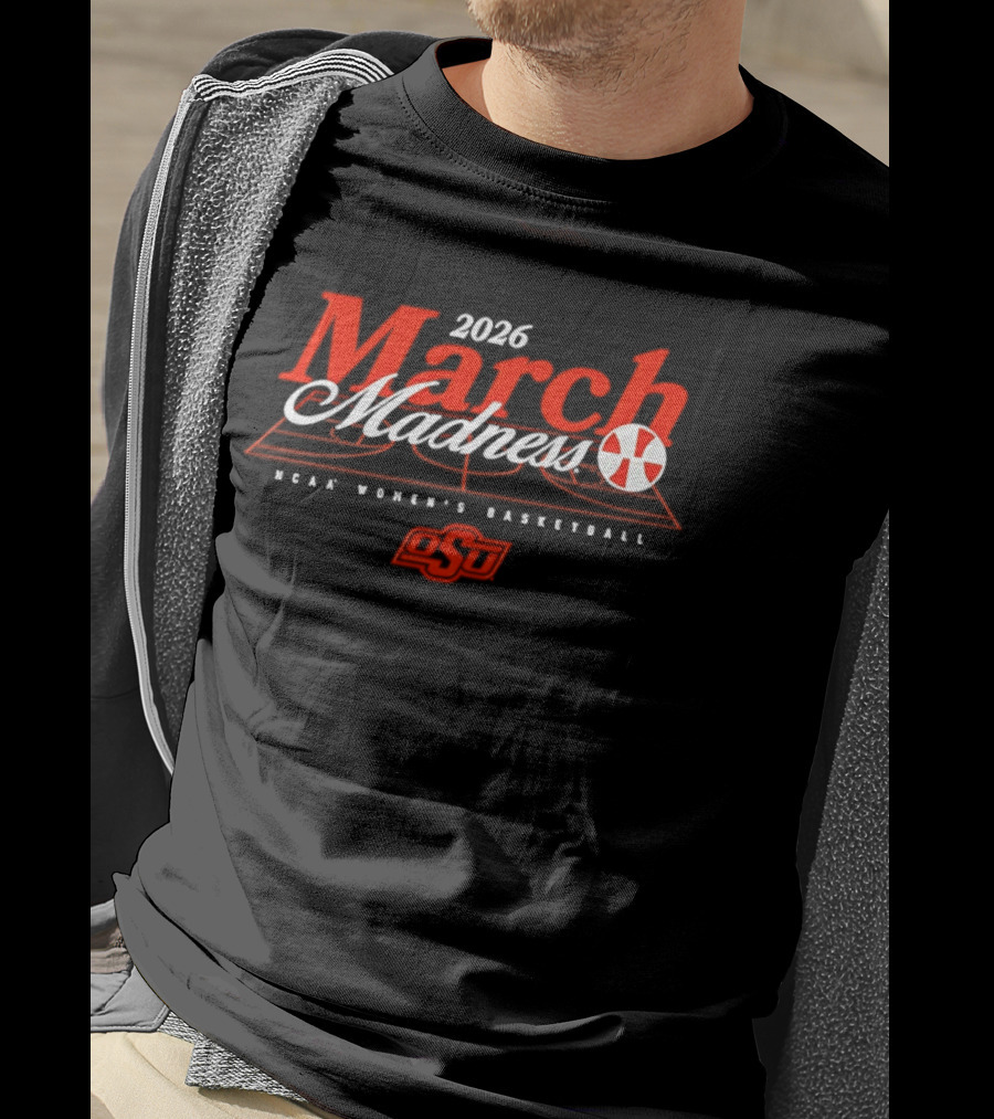 Oklahoma State NCAA Women's Basketball March Madness 2026 T-Shirt