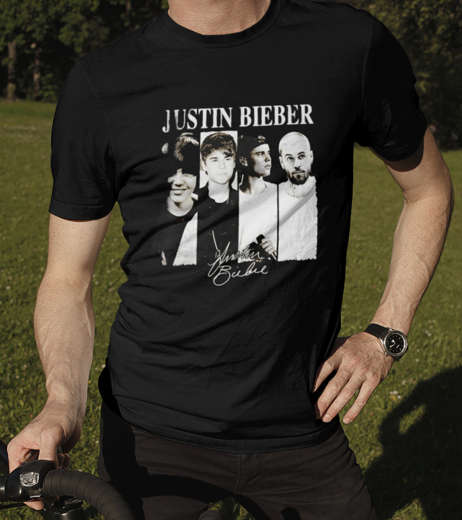 Justin Bieber Swag Evolution Signature Only Here T-Shirt