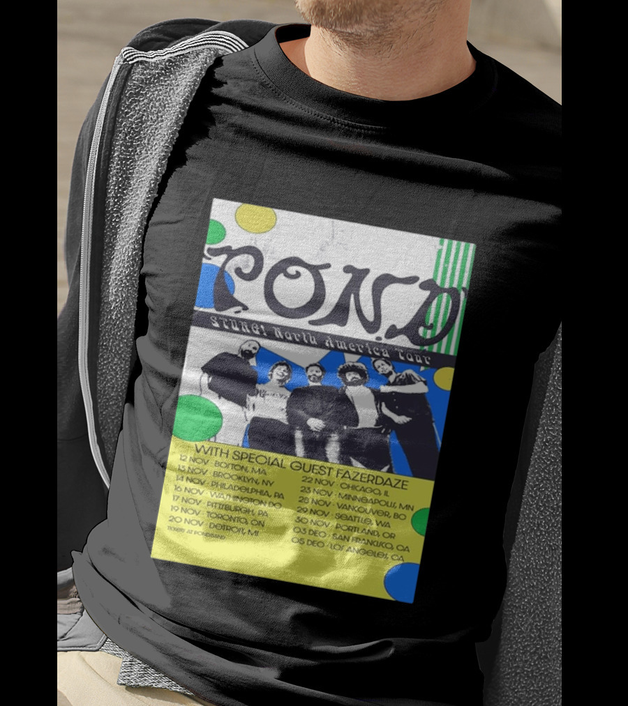 Pond Band Stunga North America Tour 2024 With Special Guest Fazerdaze T-Shirt