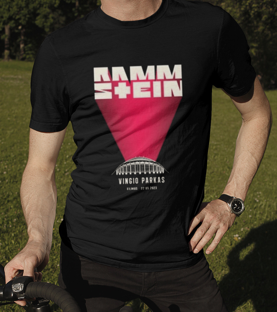 Rammstein Vingio Parkas Vilnius 22 05 2023 Tour Event T-Shirt