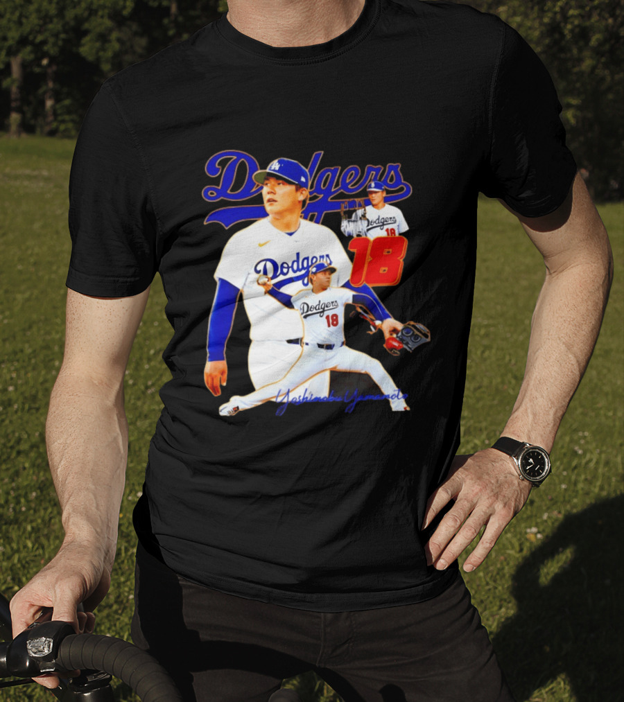 Los Angeles Dodgers Yoshinobu Yamamoto 18 Baseball 2026 T-Shirt