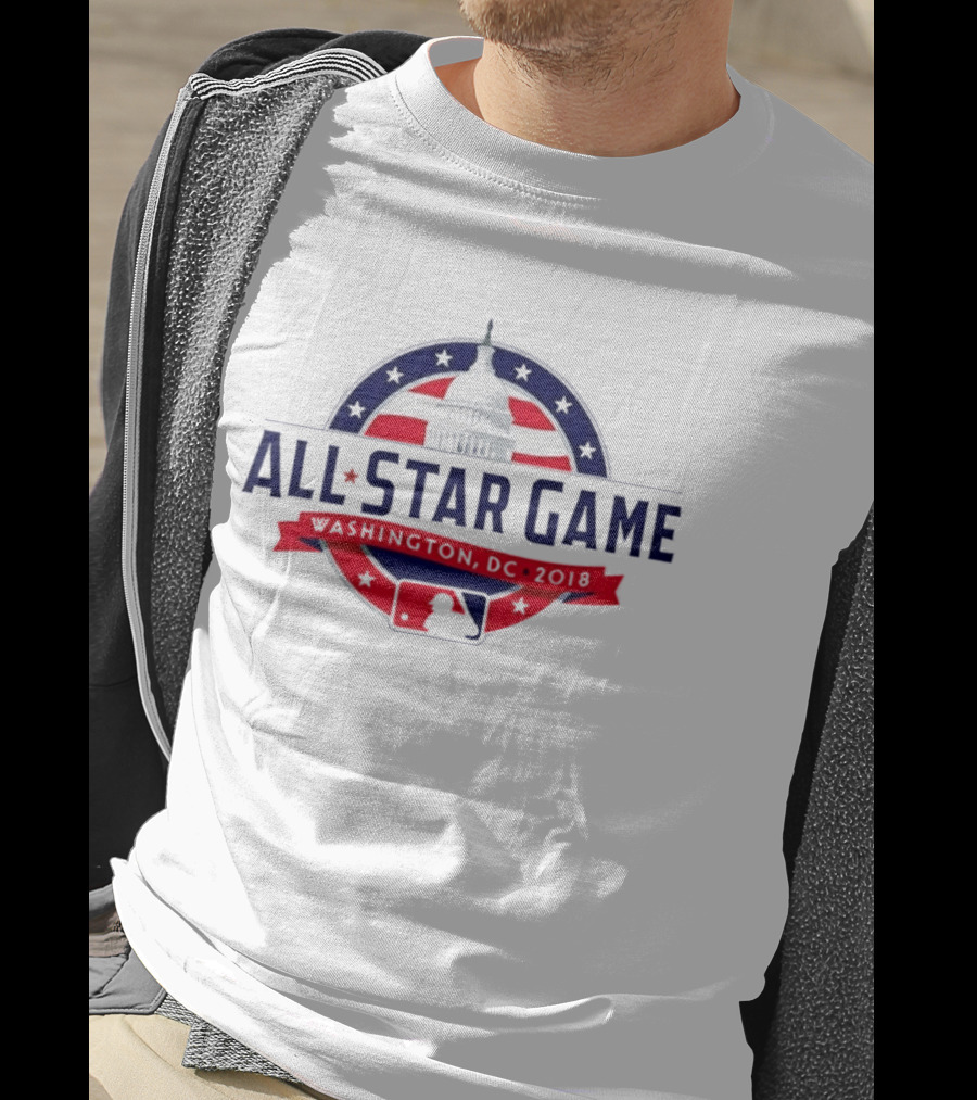 2018 MLB All Star Game Washington DC Capitol Baseball T-Shirt